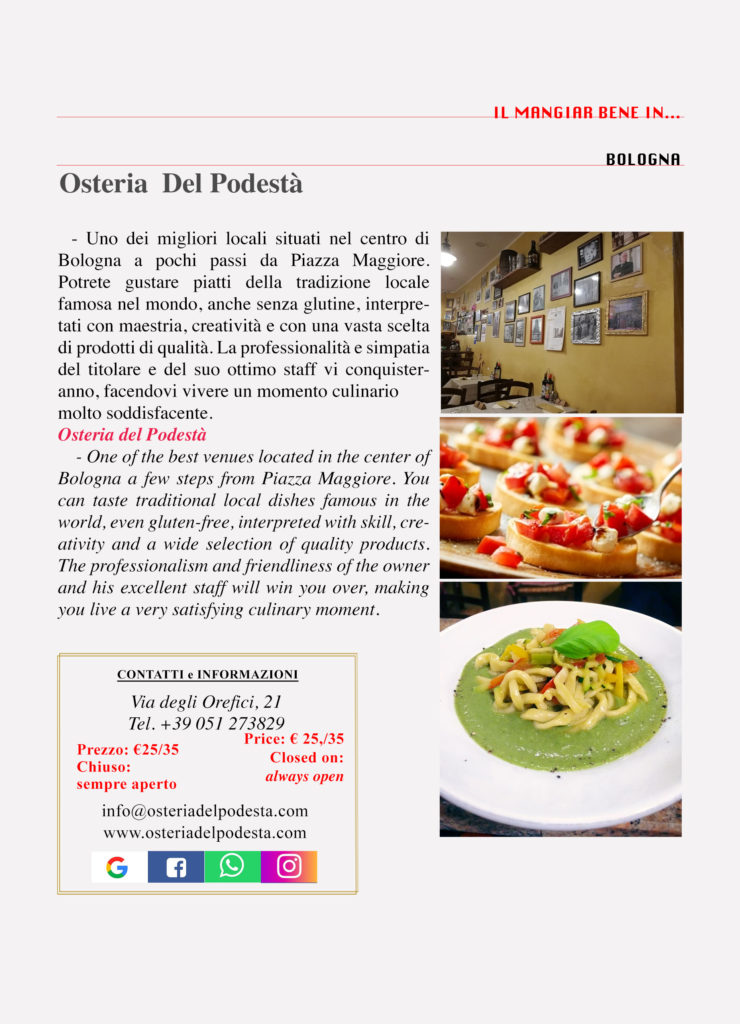 osteria del podesta