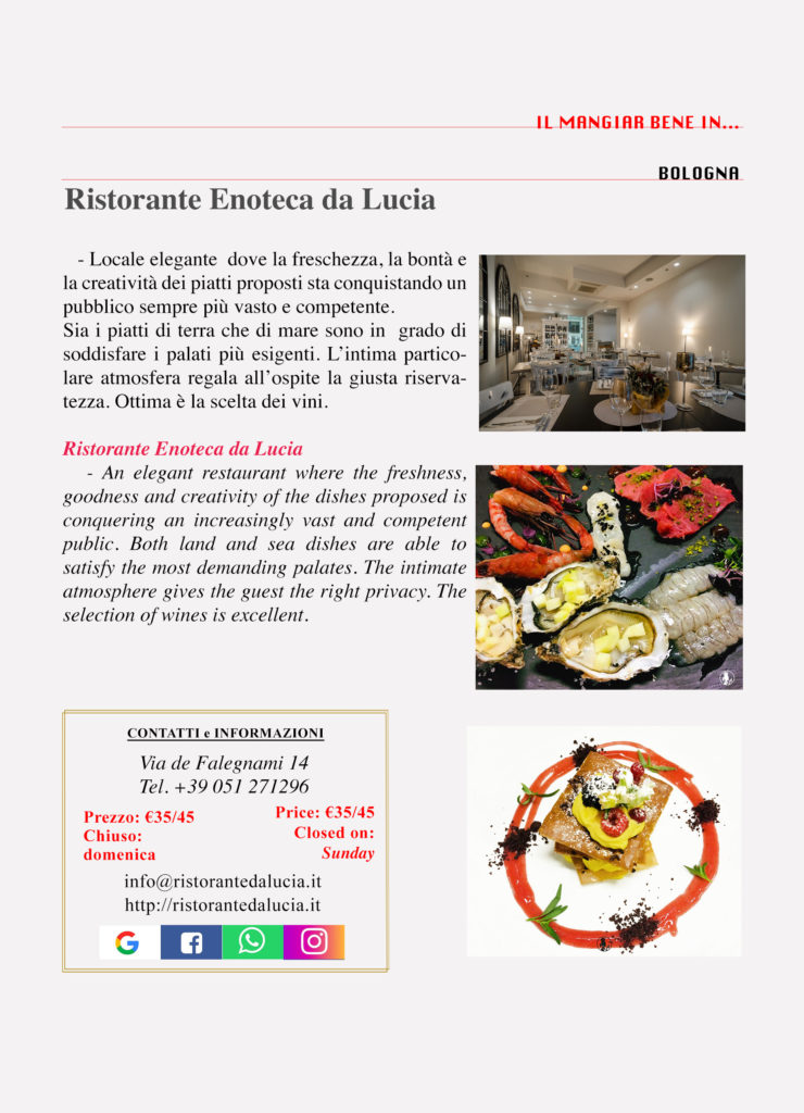 ristorante enoteca santa lucia