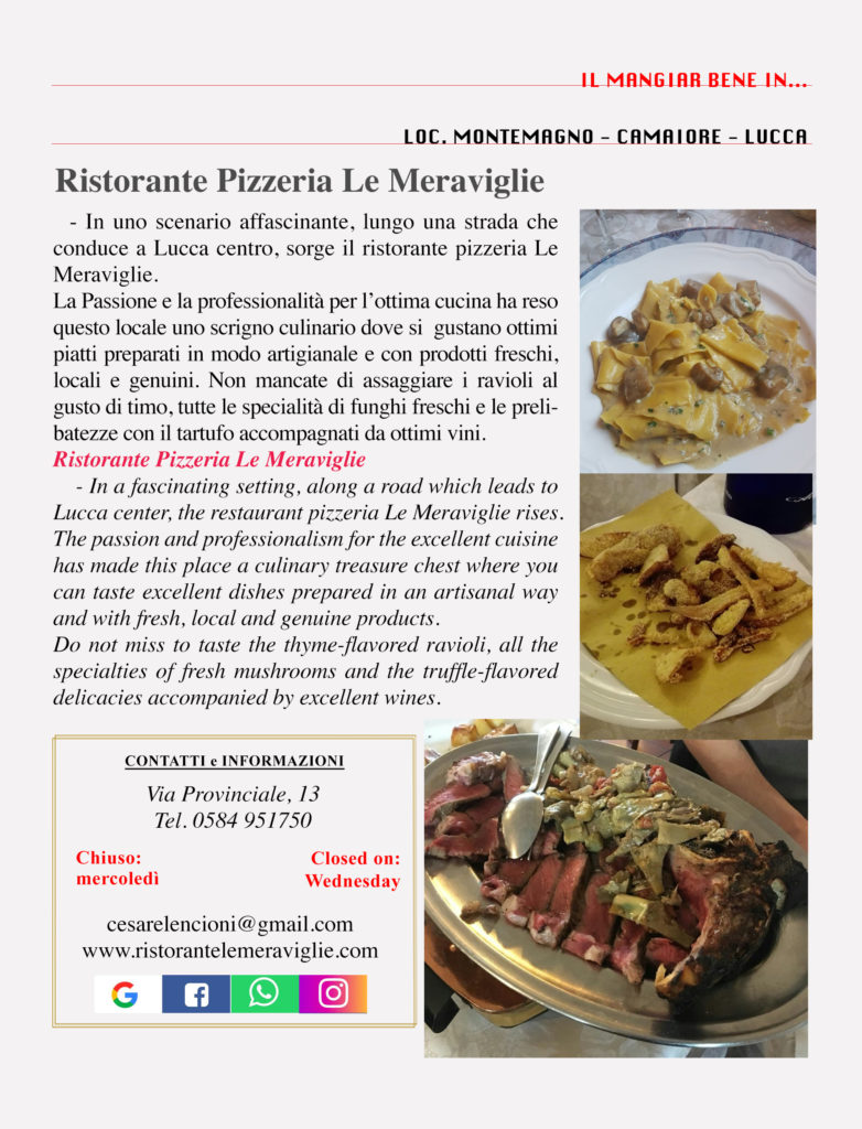 Le Meraviglie Ristorante